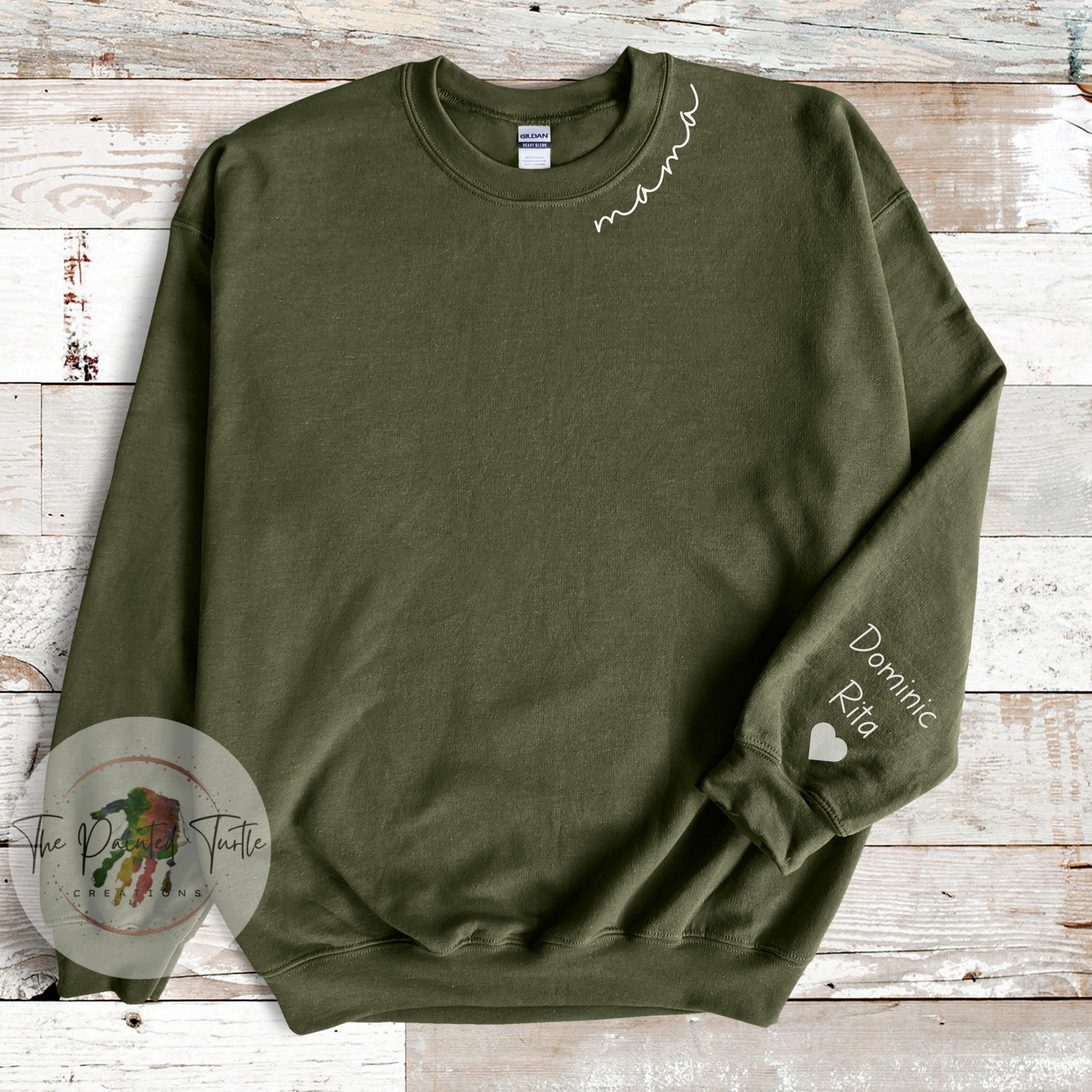 valentines gift for mom, mama gift, gift for her, mama sweatshirt with kids names on sleeve, name on sleeve, sweatshirt, comfortable, soft, custom, personalized sweatshirt, personalized gift