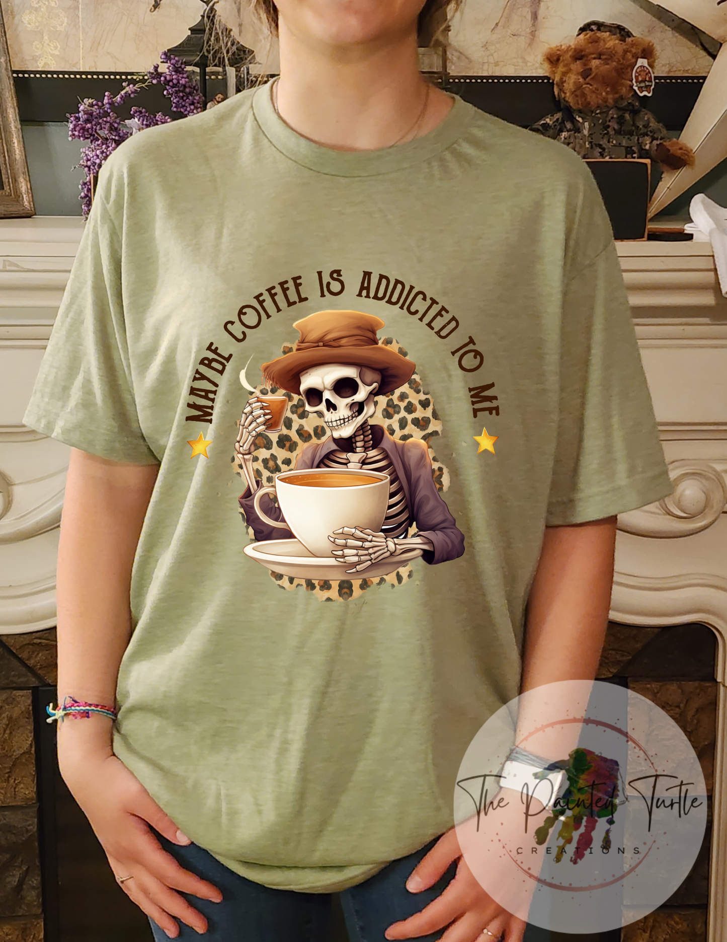Coffee Addiction - Halloween - Skeleton - Coffee Addicted To Me