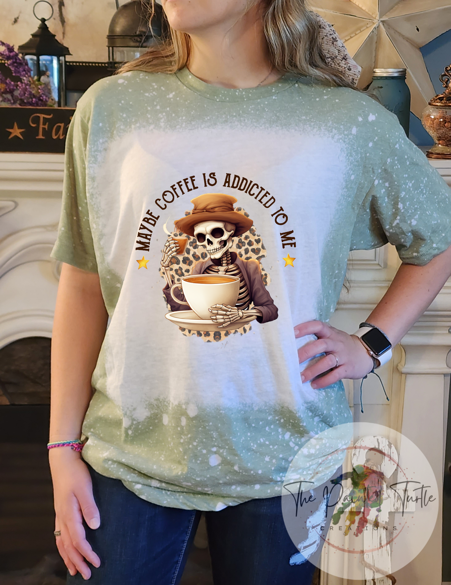 Coffee Addiction - Halloween - Skeleton - Coffee Addicted To Me