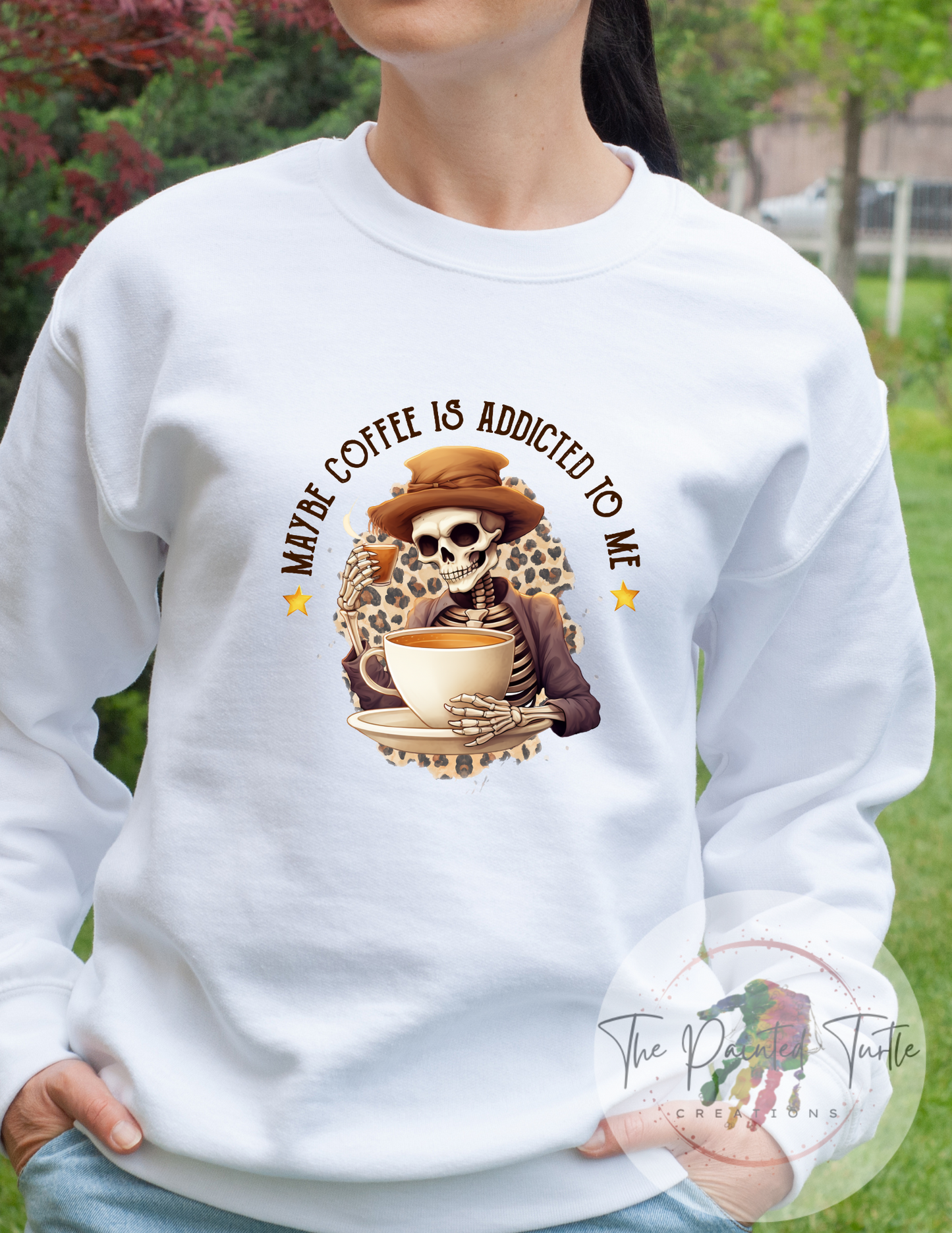 maybe coffee is addicted to me skeleton coffee