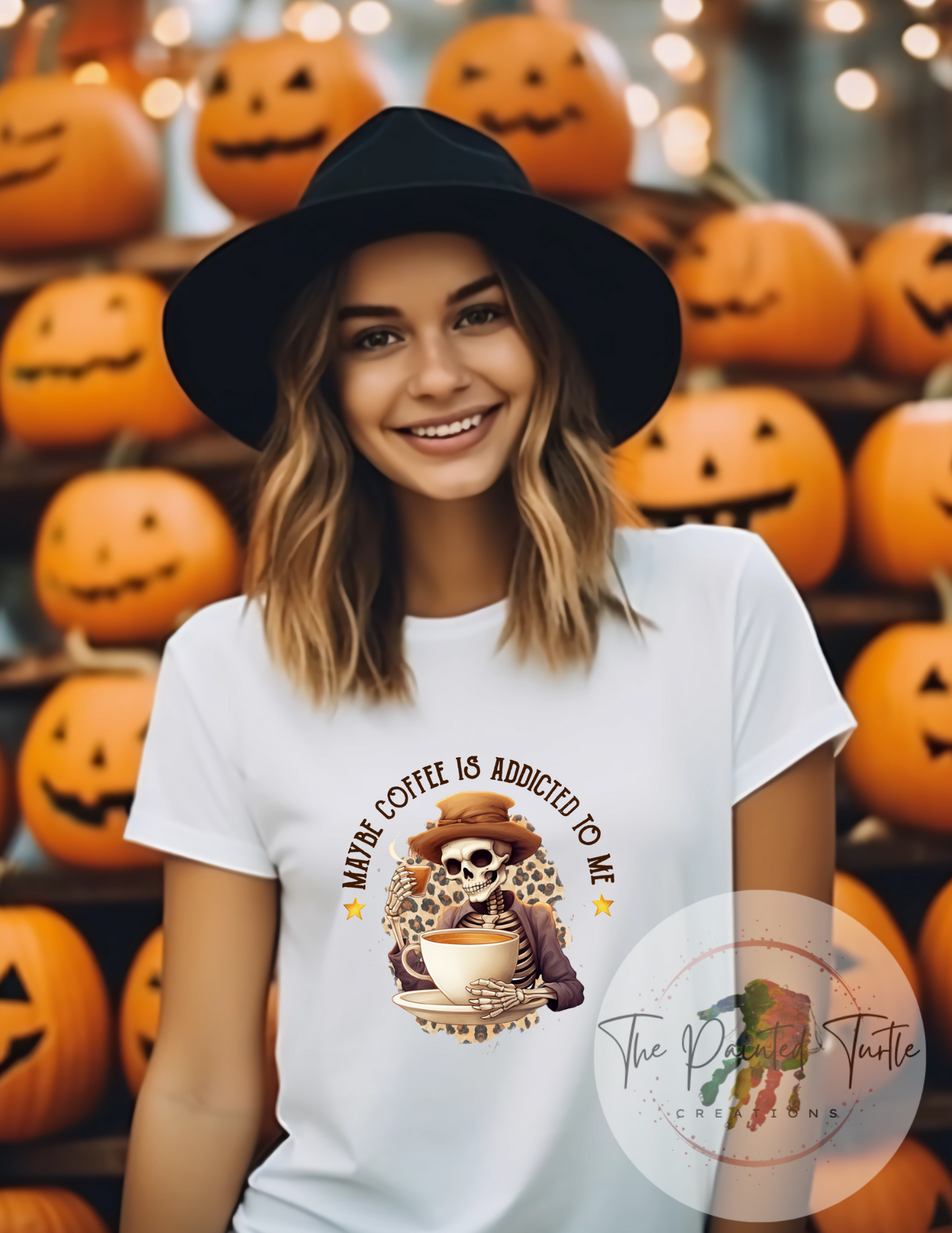 Coffee Addiction - Halloween - Skeleton - Coffee Addicted To Me
