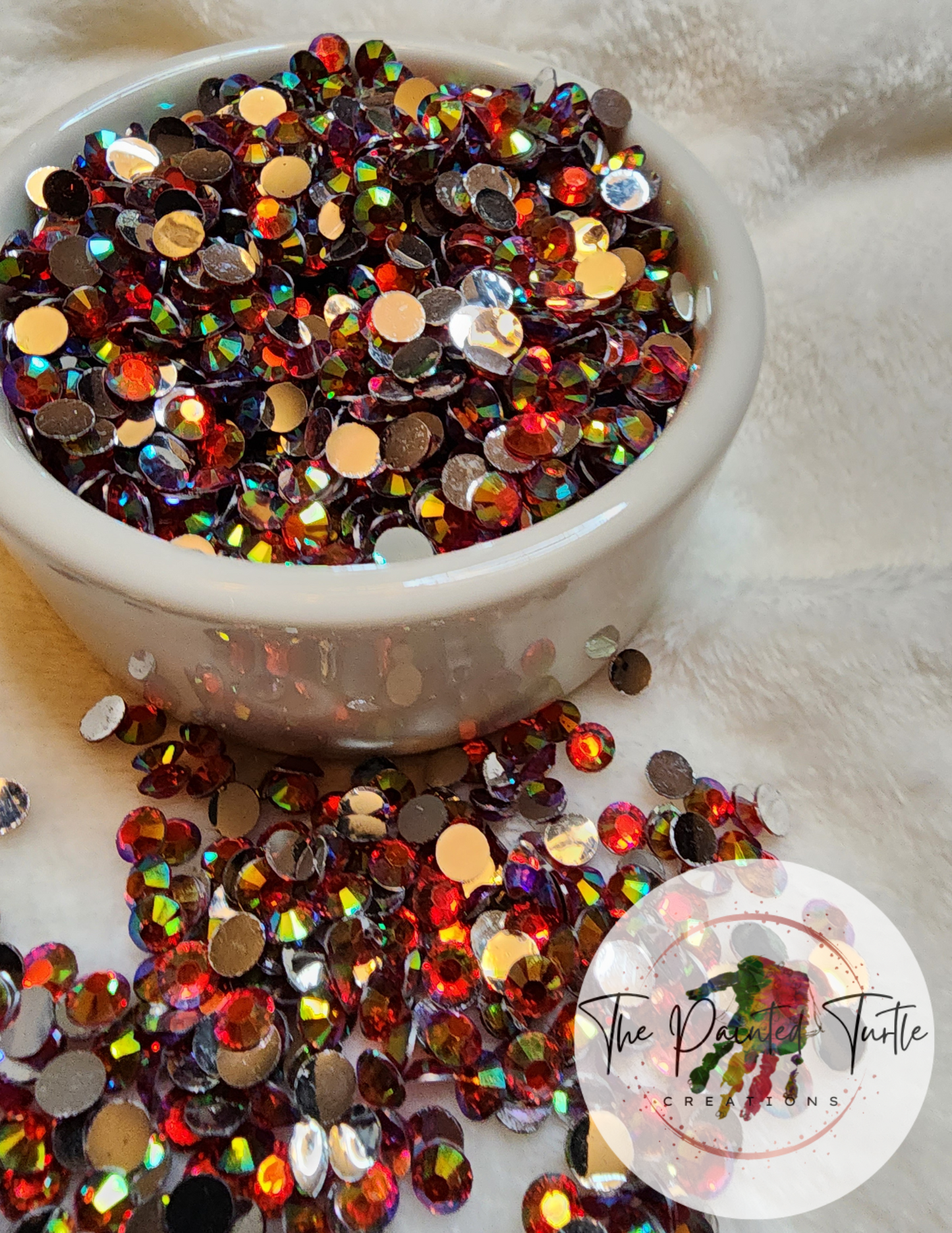 red ab silverback rhinestones non hotfix flatback 6mm crafting rhinestones