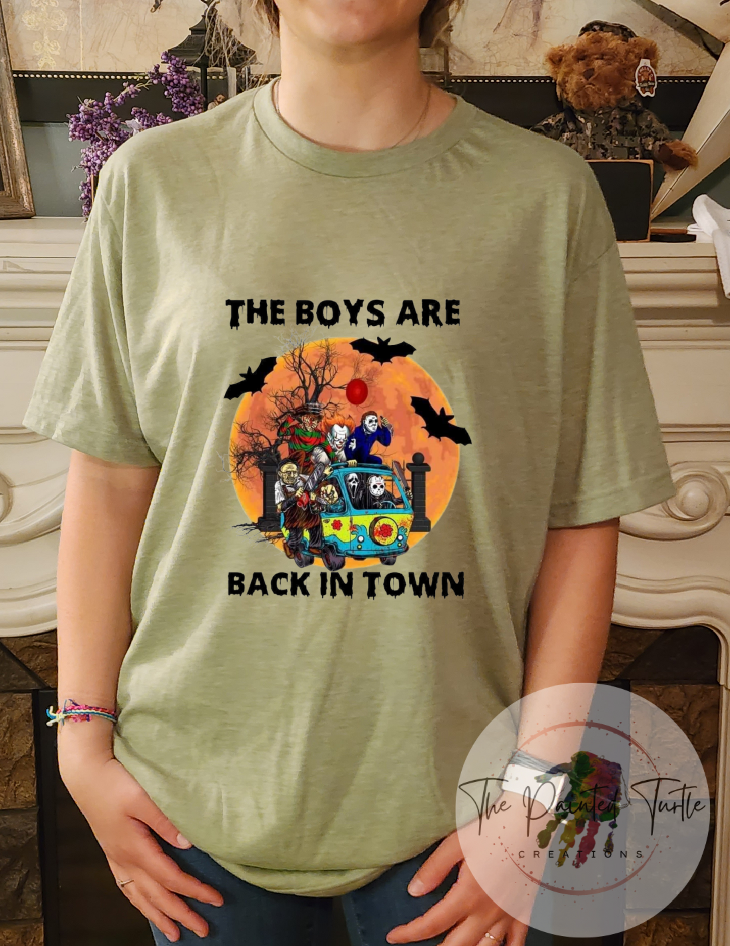 Halloween Shirt - The Boys Are Back In Town - Scooby Doo -Mystery Machine