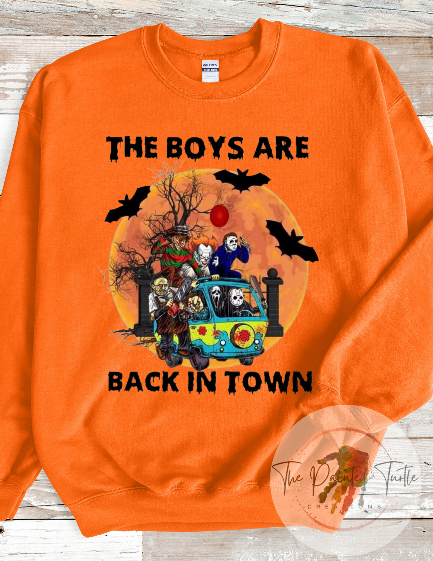 Halloween Shirt - The Boys Are Back In Town - Scooby Doo -Mystery Machine