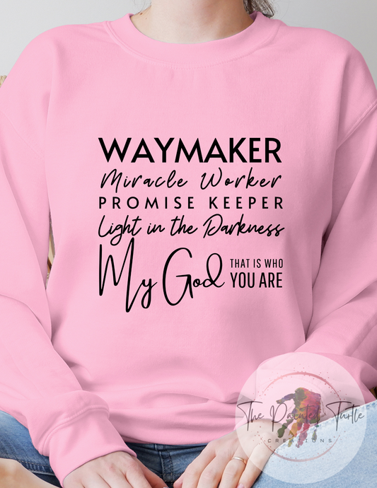 WayMaker - Miracle Worker - Promise Keeper - Light in the Darkness - Christian - Bible Verses
