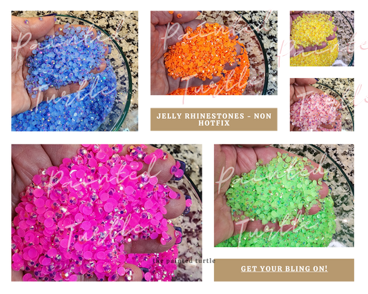 Amethyst AB Rhinestones - Non Hotfix - Flatback - Resin