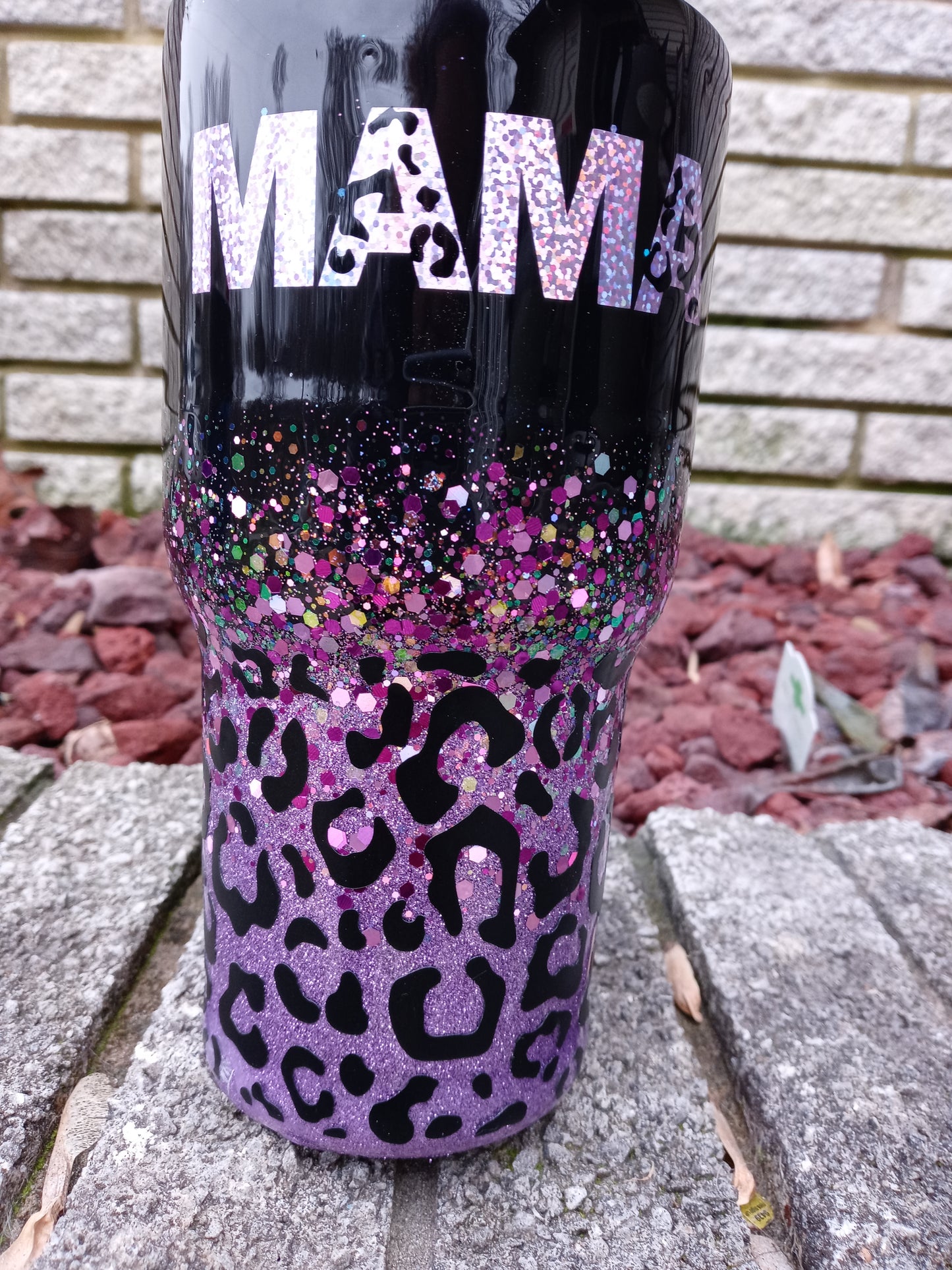 Mama Cheetah Stainless Steel Tumbler