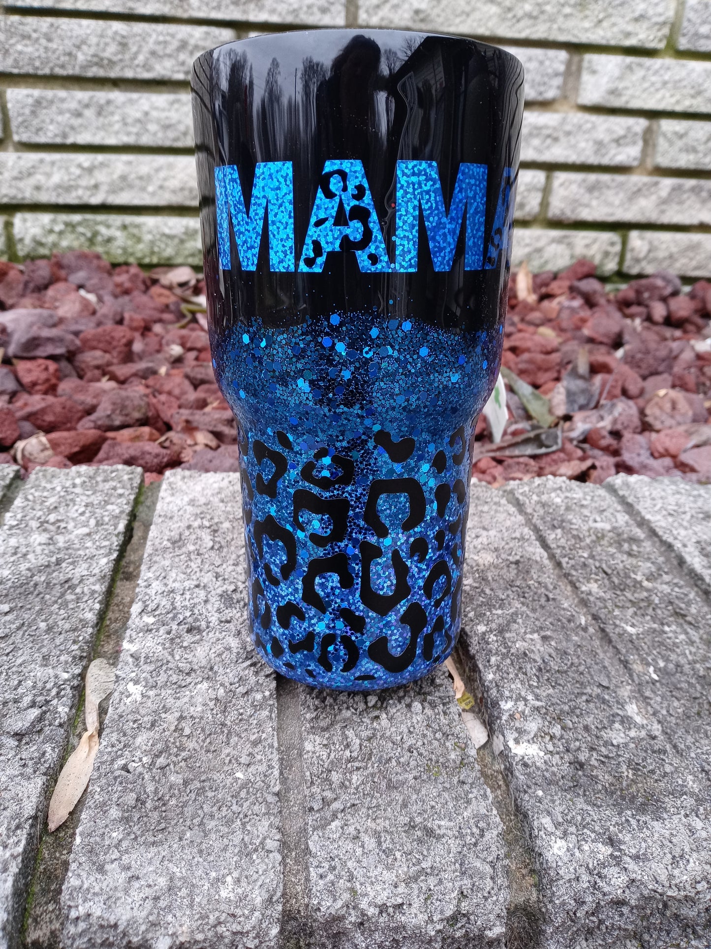 Mama Cheetah Stainless Steel Tumbler