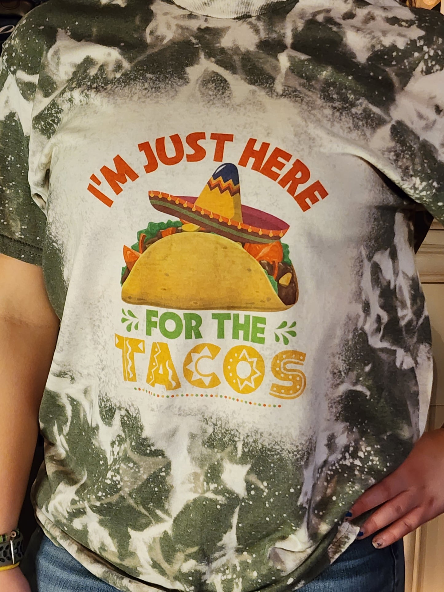 I'm Just Here for The Tacos Sublimation Shirt