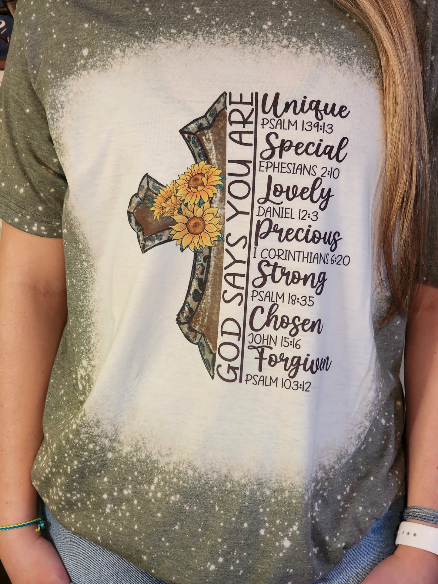 Cross God Says Sublimation Shirt