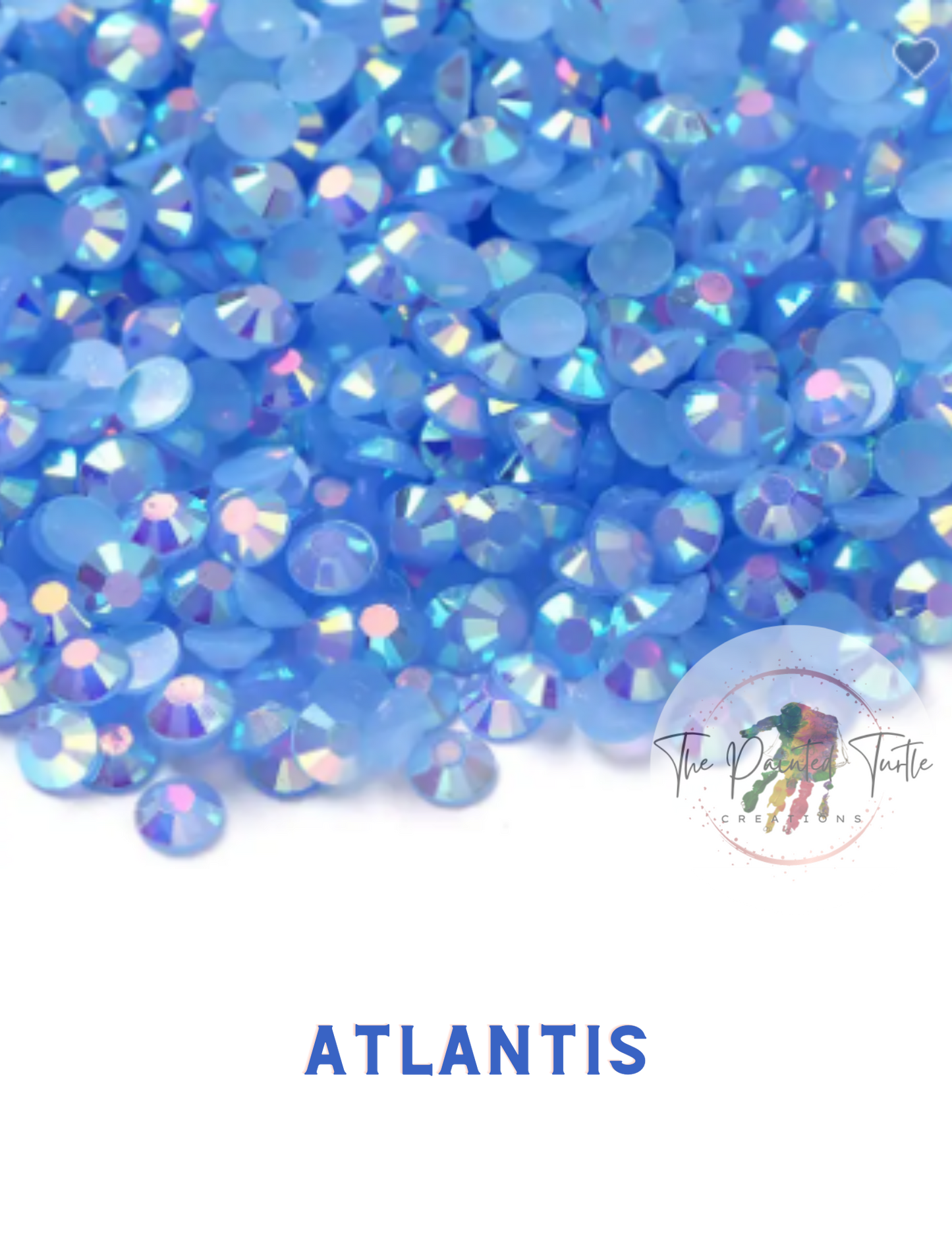 light blue ab jelly resin rhinestones flatback non hotfix crafting rhinestones atlantis color