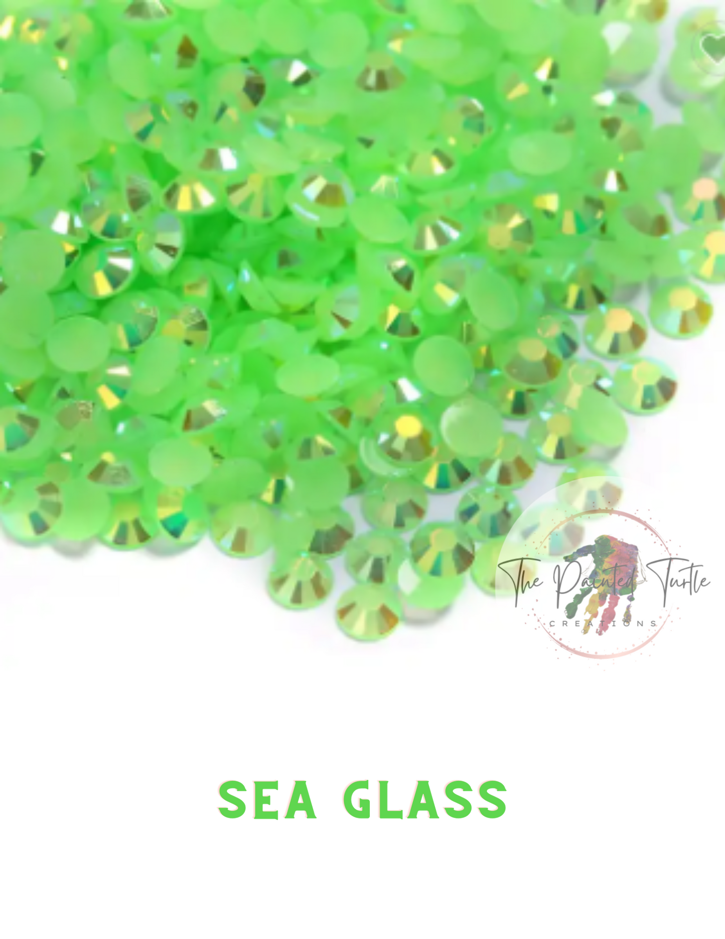 peridot ab jelly resin rhinestones non hotfix flatback crafting rhinestones sea glass color