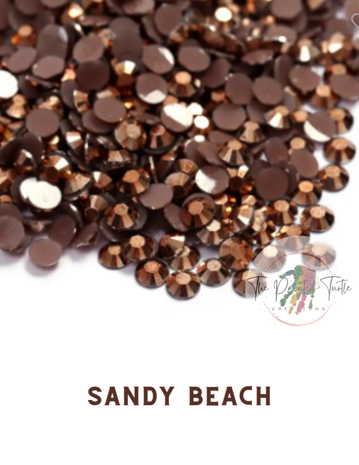smoked topaz ab jelly resin rhinestones non hotfix flatback crafting rhinestones sandy beach color