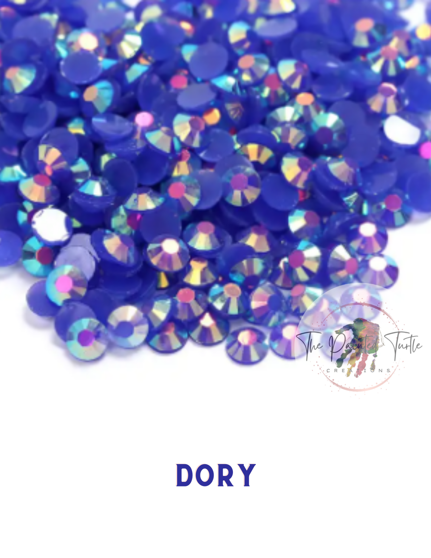 sapphire ab jelly resin rhinestones non hotfix flatback dory color crafting rhinestones