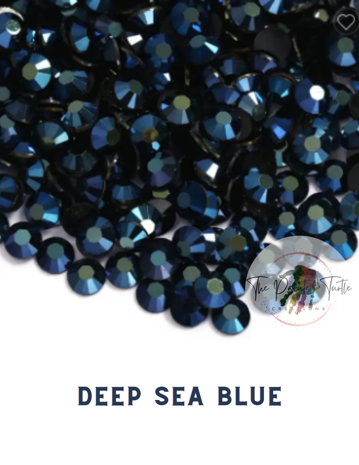 mineral blue jelly resin rhinestones non hotfix flatback deep sea blue crafting rhinestones