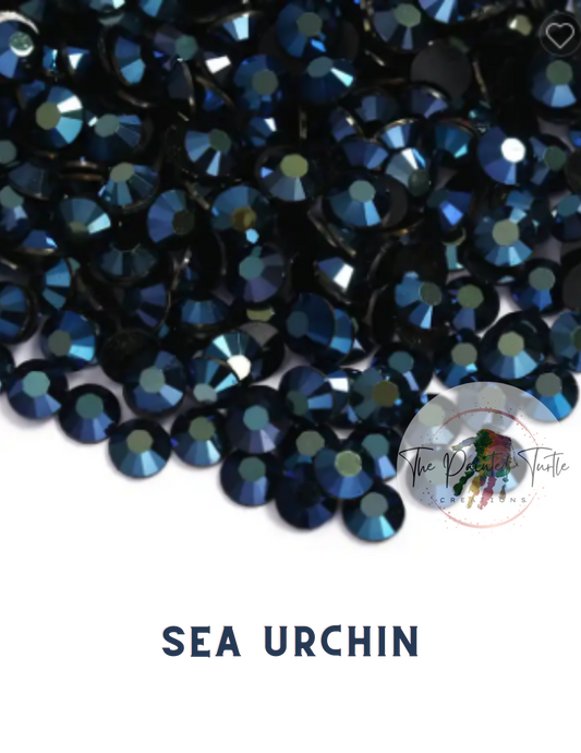 Plating Blue Jelly Rhinestones - Non Hotfix - Flatback - Resin
