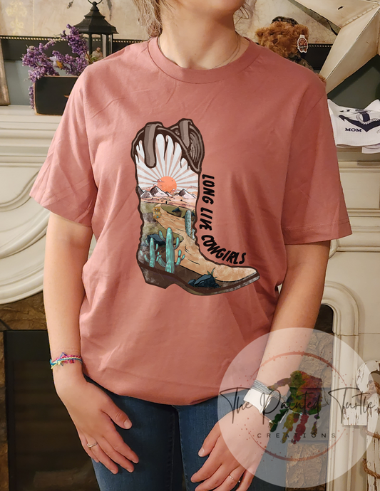 Long Live Cowgirls - Sublimation Shirt