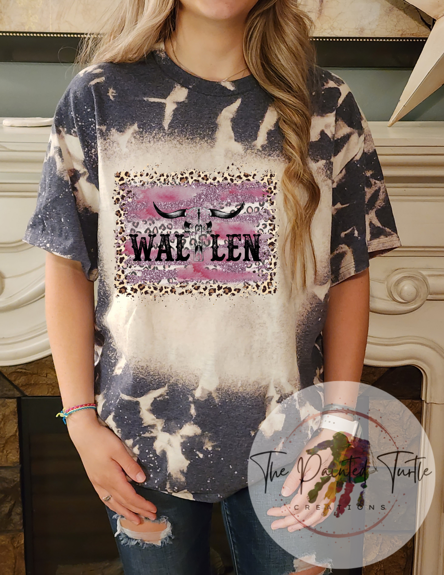 Wallen Bullskull PInk Cheetah - Sublimation Shirt