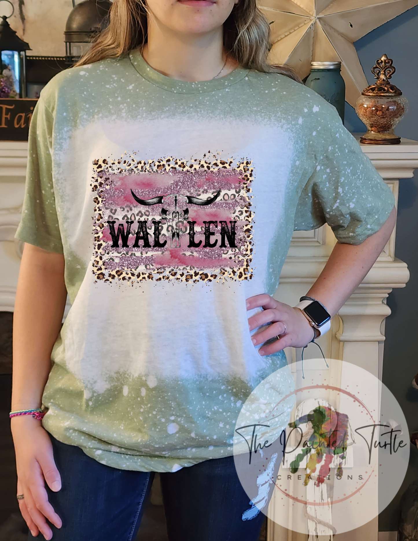 Wallen Bullskull PInk Cheetah - Sublimation Shirt