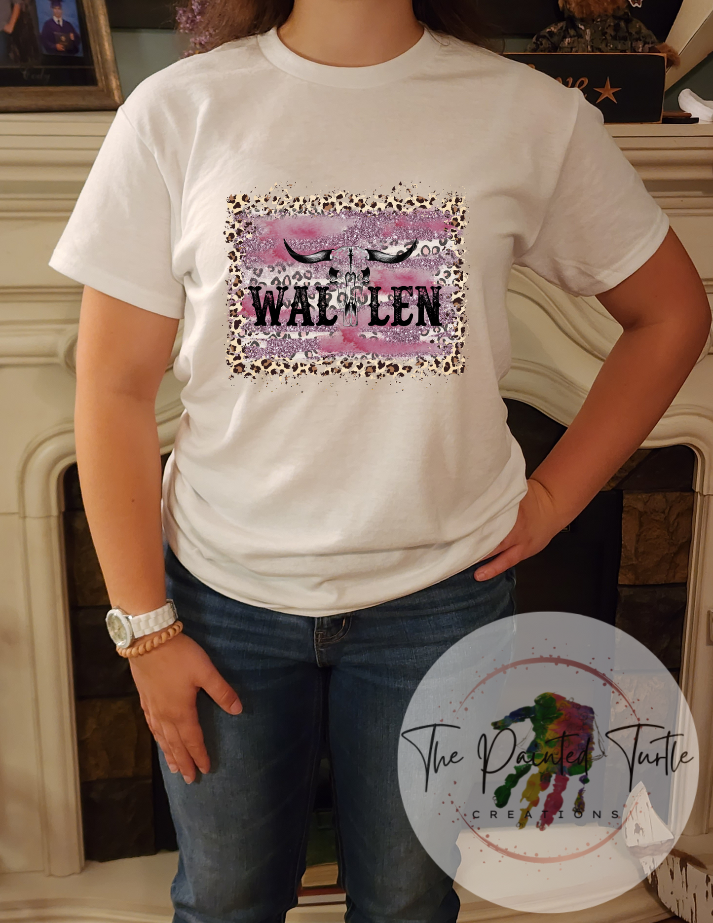 Wallen Bullskull PInk Cheetah - Sublimation Shirt