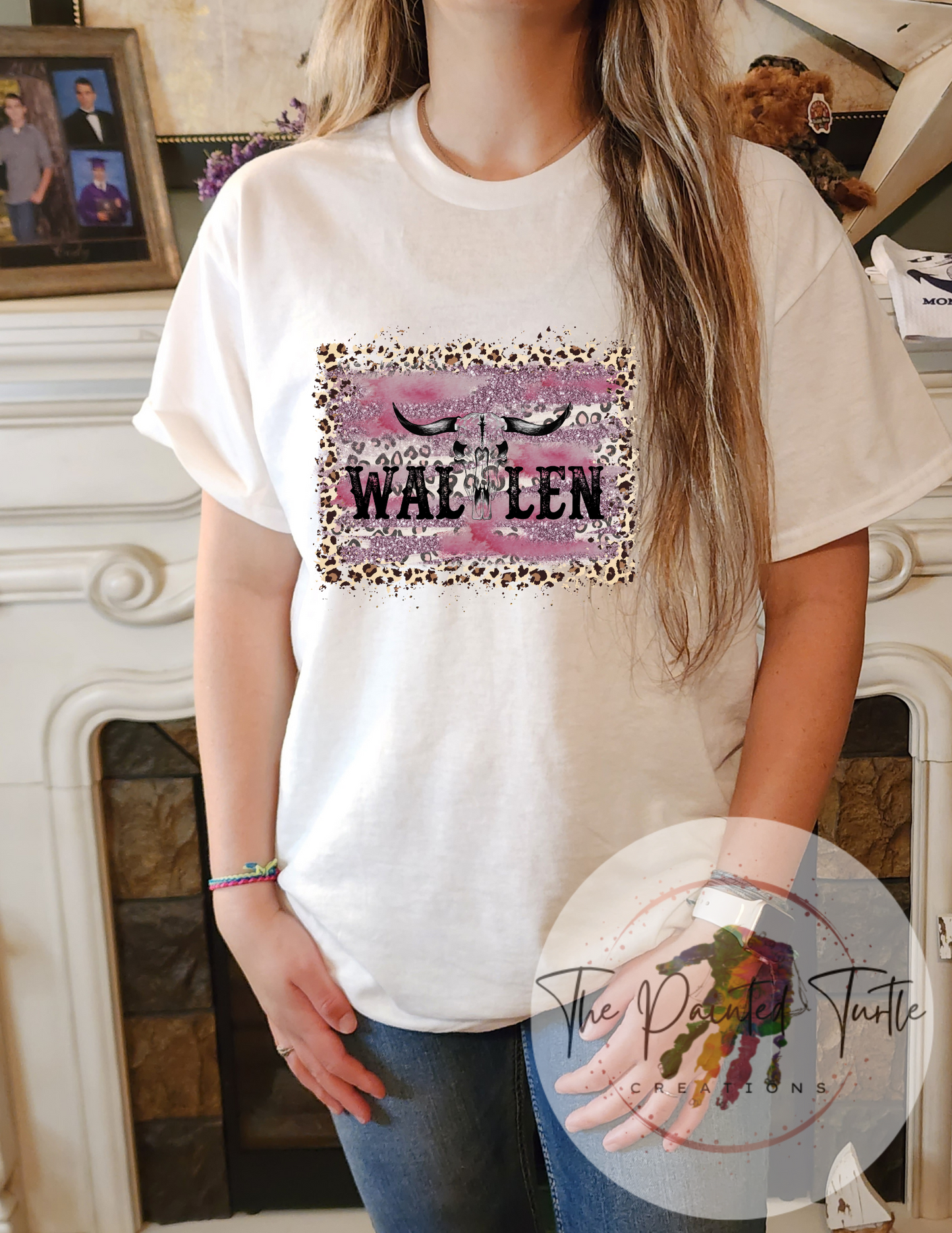 Wallen Bullskull PInk Cheetah - Sublimation Shirt