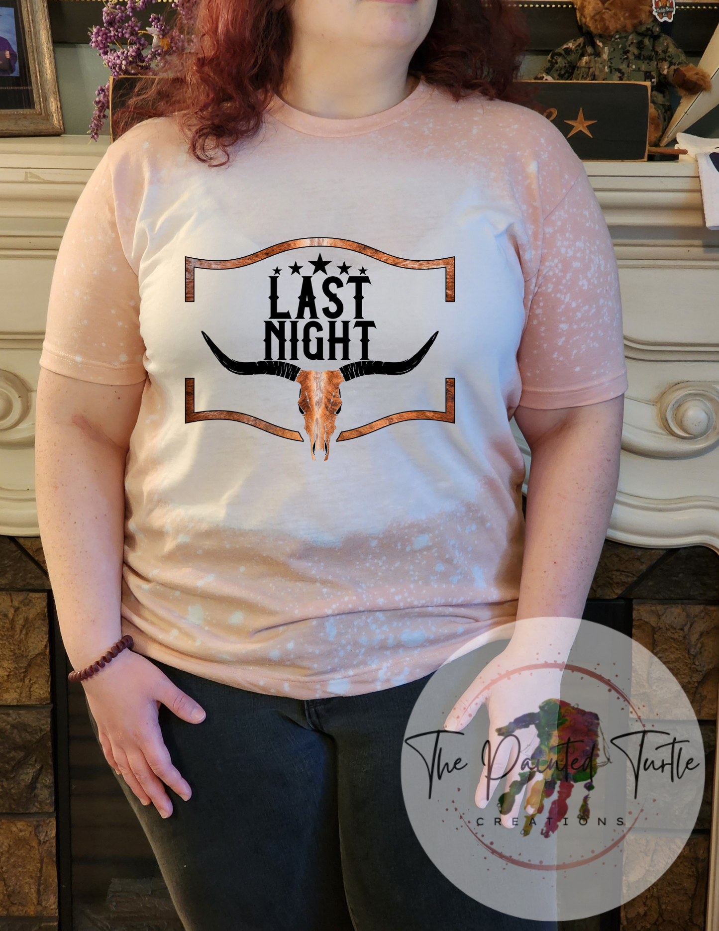 Last Night Morgan Wallen Inspired - Transparent - Bull Skull- Sublimation Shirt