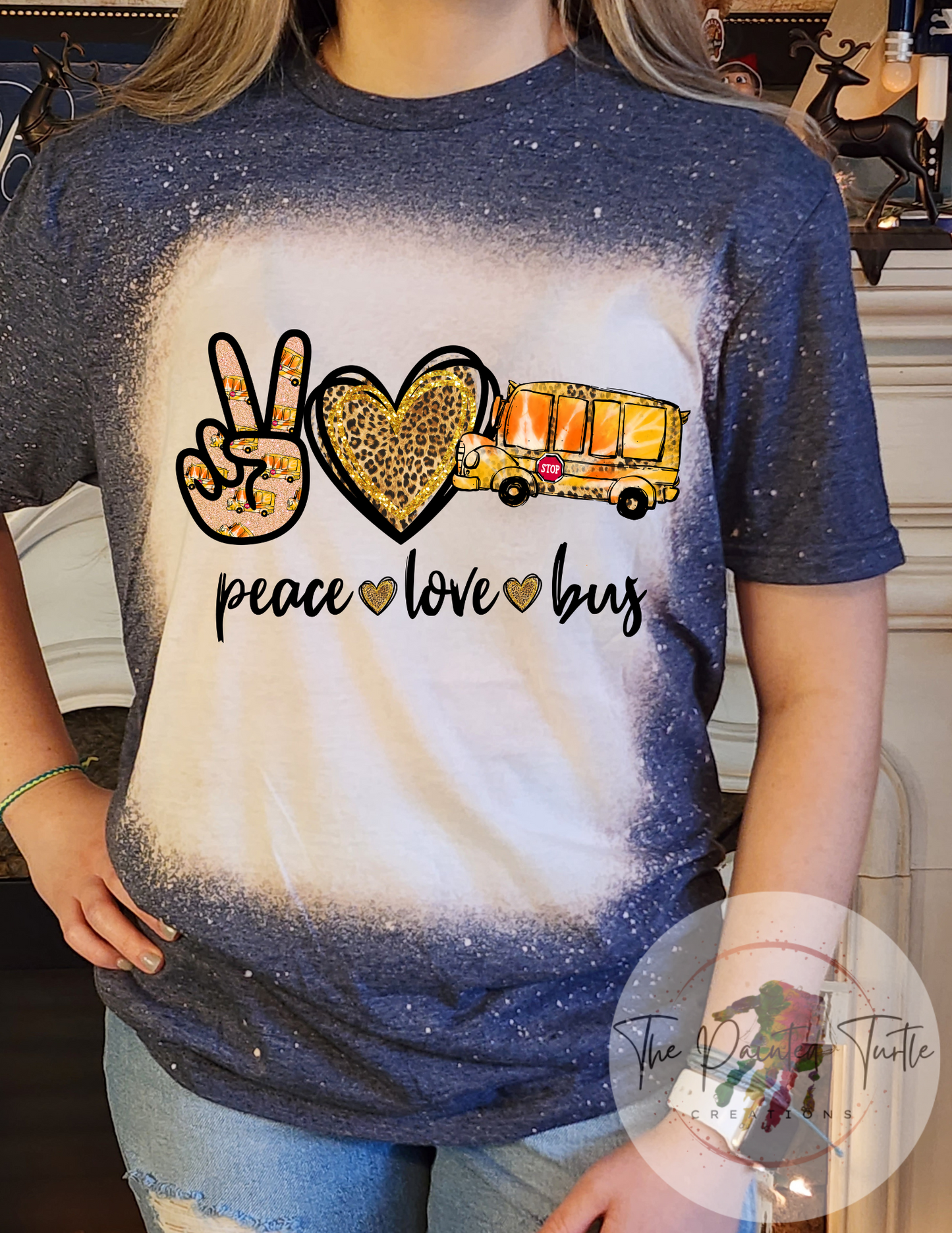 Peace-Love-Bus-Sublimation Shirt