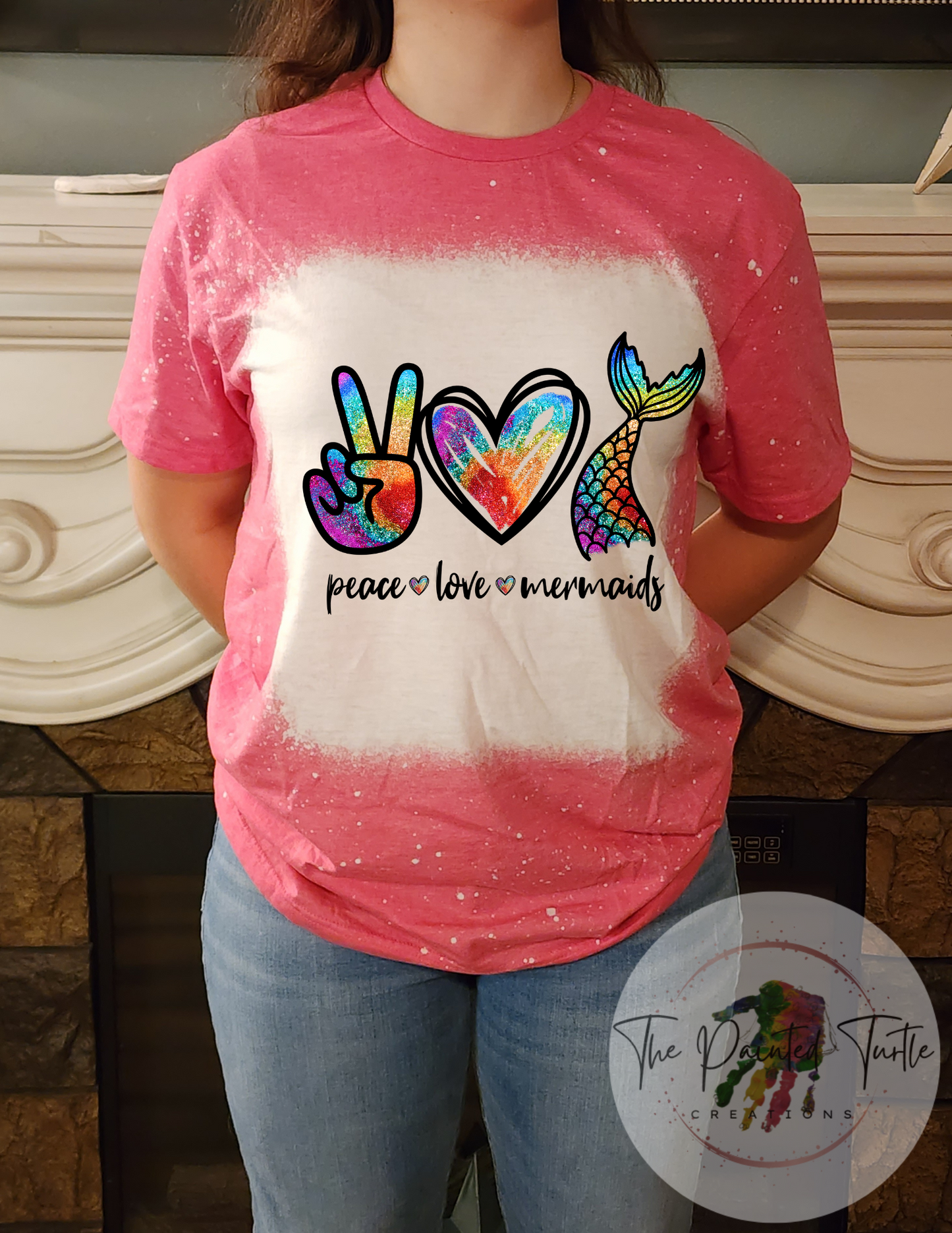 Peace-Love-Mermaids - Sublimation Shirt