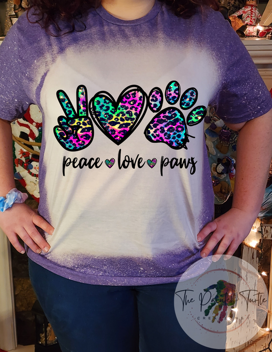 Peace-Love-Paws - Sublimation Shirt