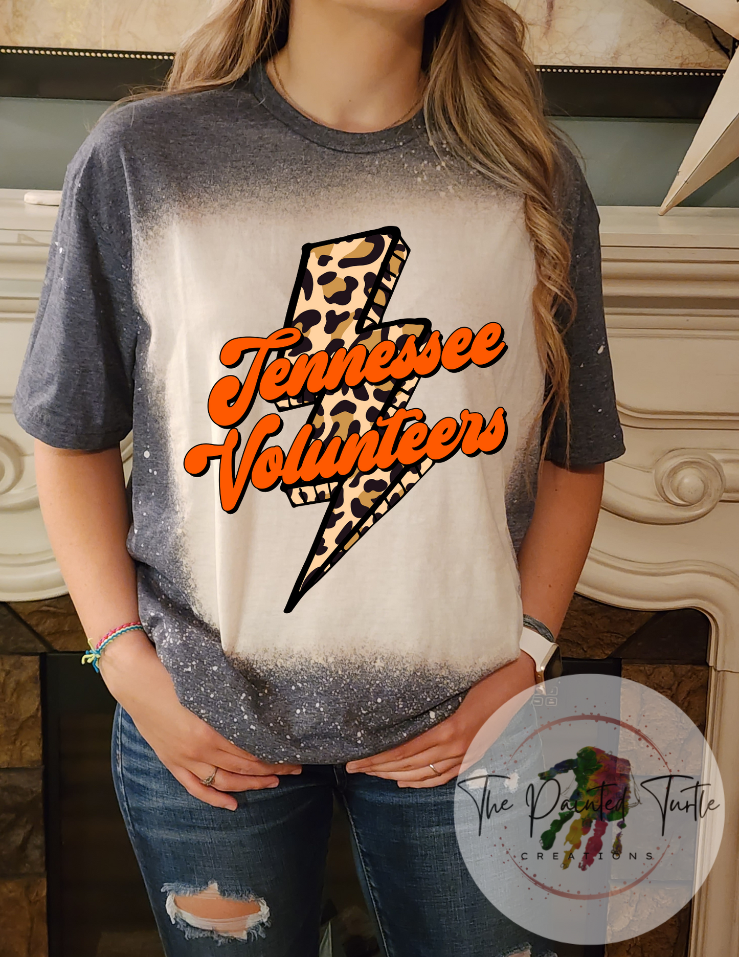 tennessee volunteers lightning bolt sublimation shirt