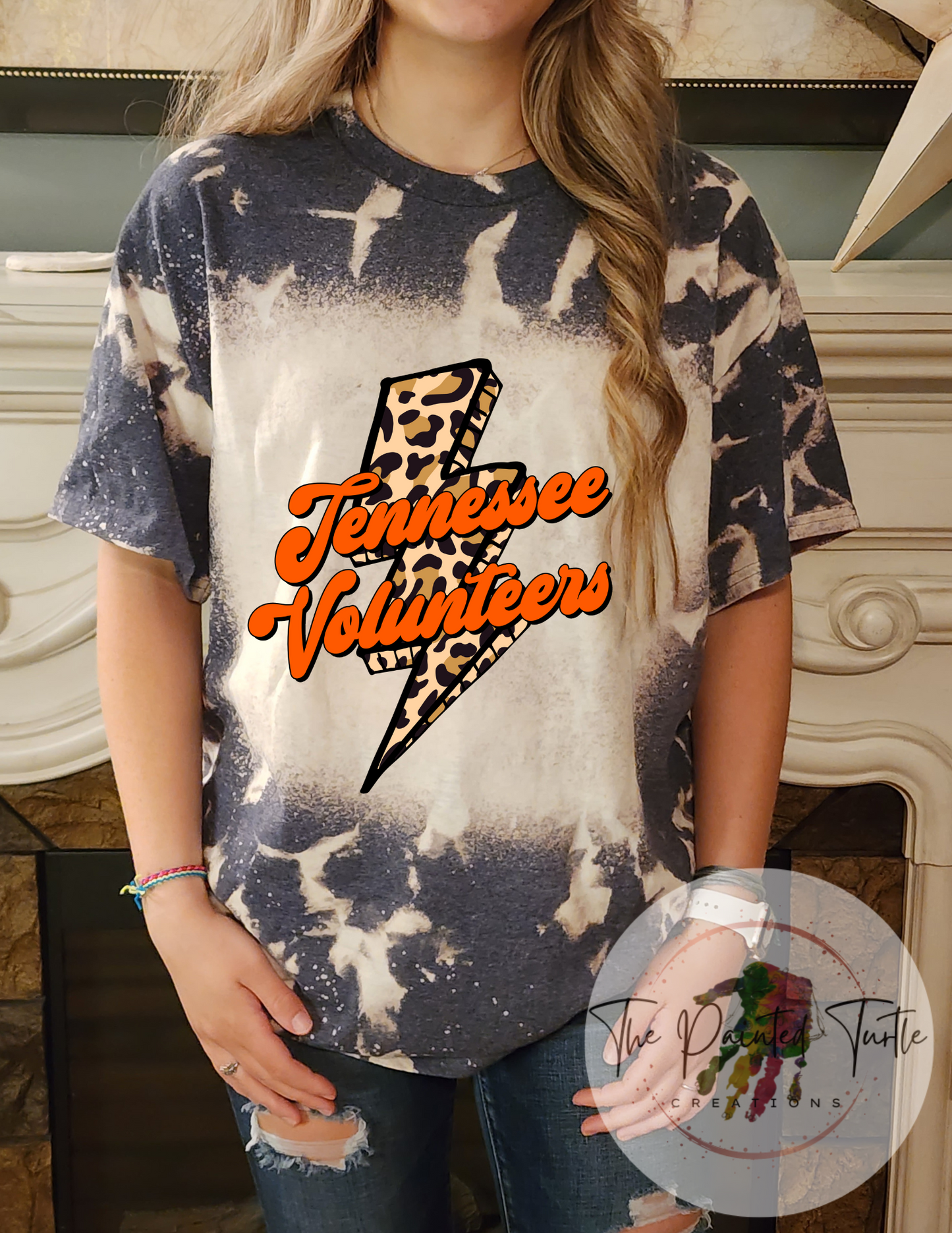Tennessee Volunteers Lightning Bolt Cheetah - Sublimation Shirt