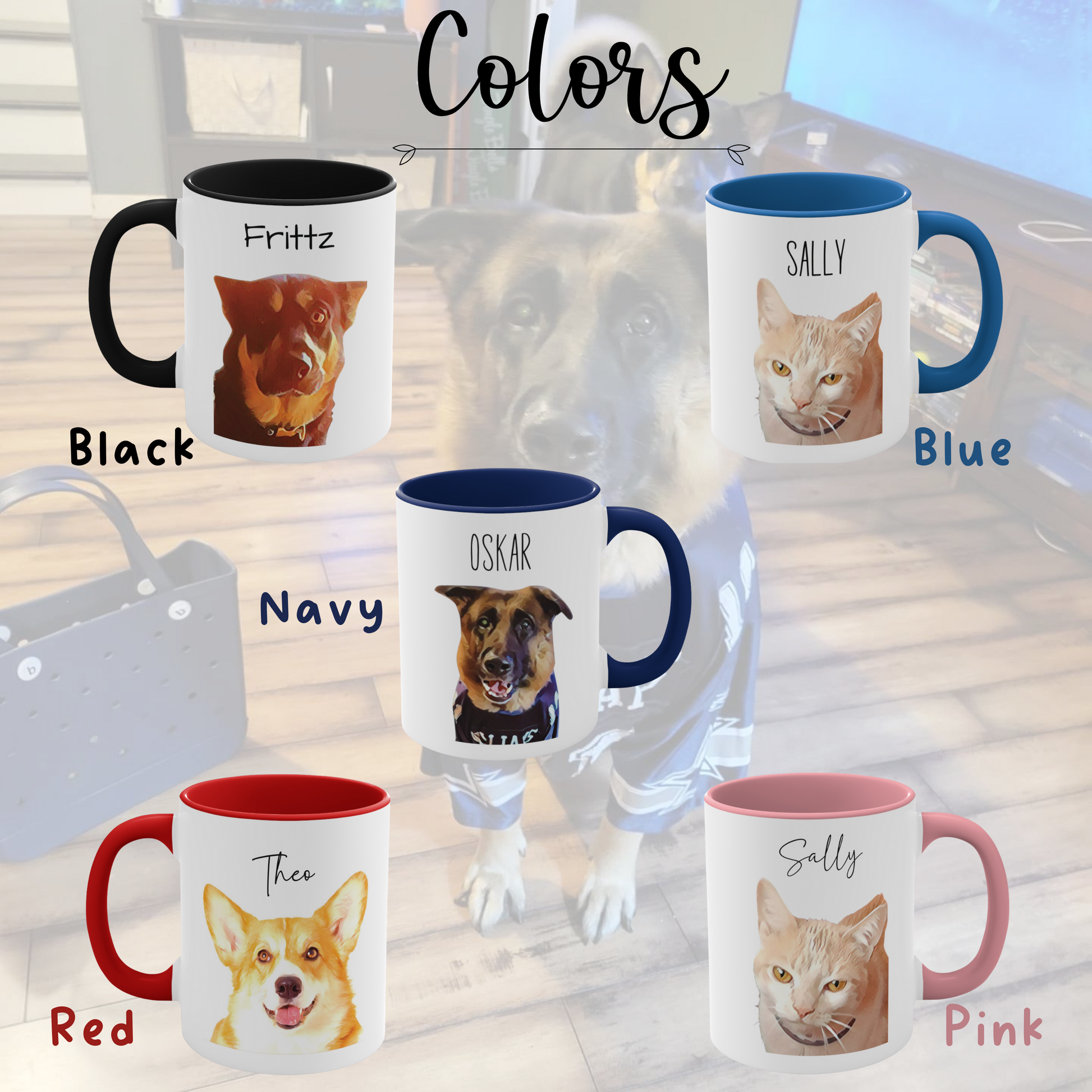 Custom Mug,Pet Portrait,Custom Coffee Cup,Dog Owner Gift,Personalized Gifts,Christmas Gift,Gift For Dog Mom,Gifts For Cat Lovers,Gifts For Dog Lovers,Custom Dog Mug,Portrait From Photo,Pet Portrait Mug,Dog Gift Christmas