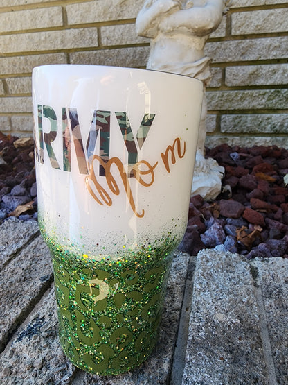 Army Mom - Army Wife - Stainless Steel Tumbler