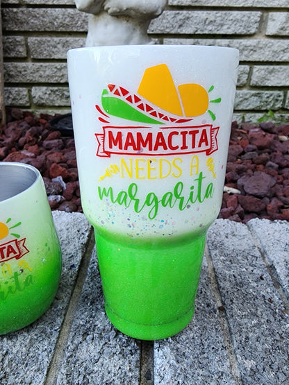 Mamacita Needs A Margarita - Stainless Steel Tumbler