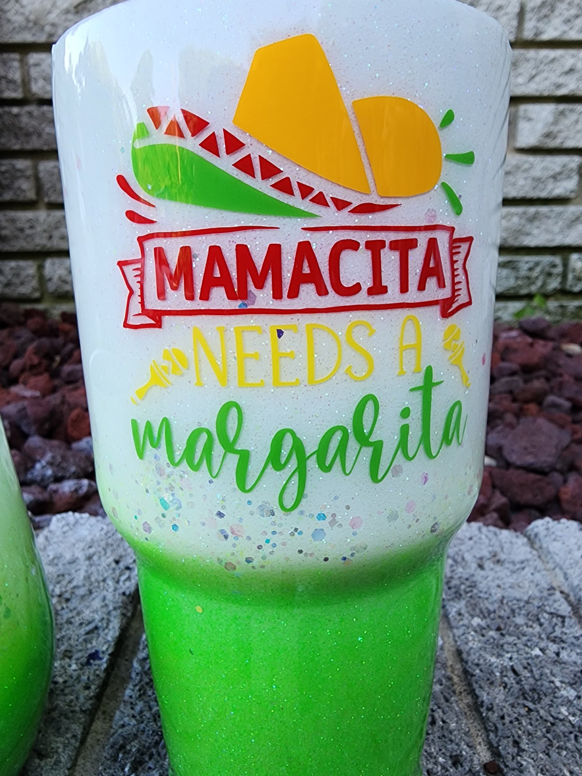 mamacita needs a margarita stainless steel tumbler