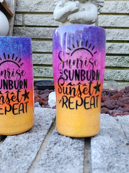 Sunrise - Sunburn Sunset Repeat - Stainless Steel Tumbler