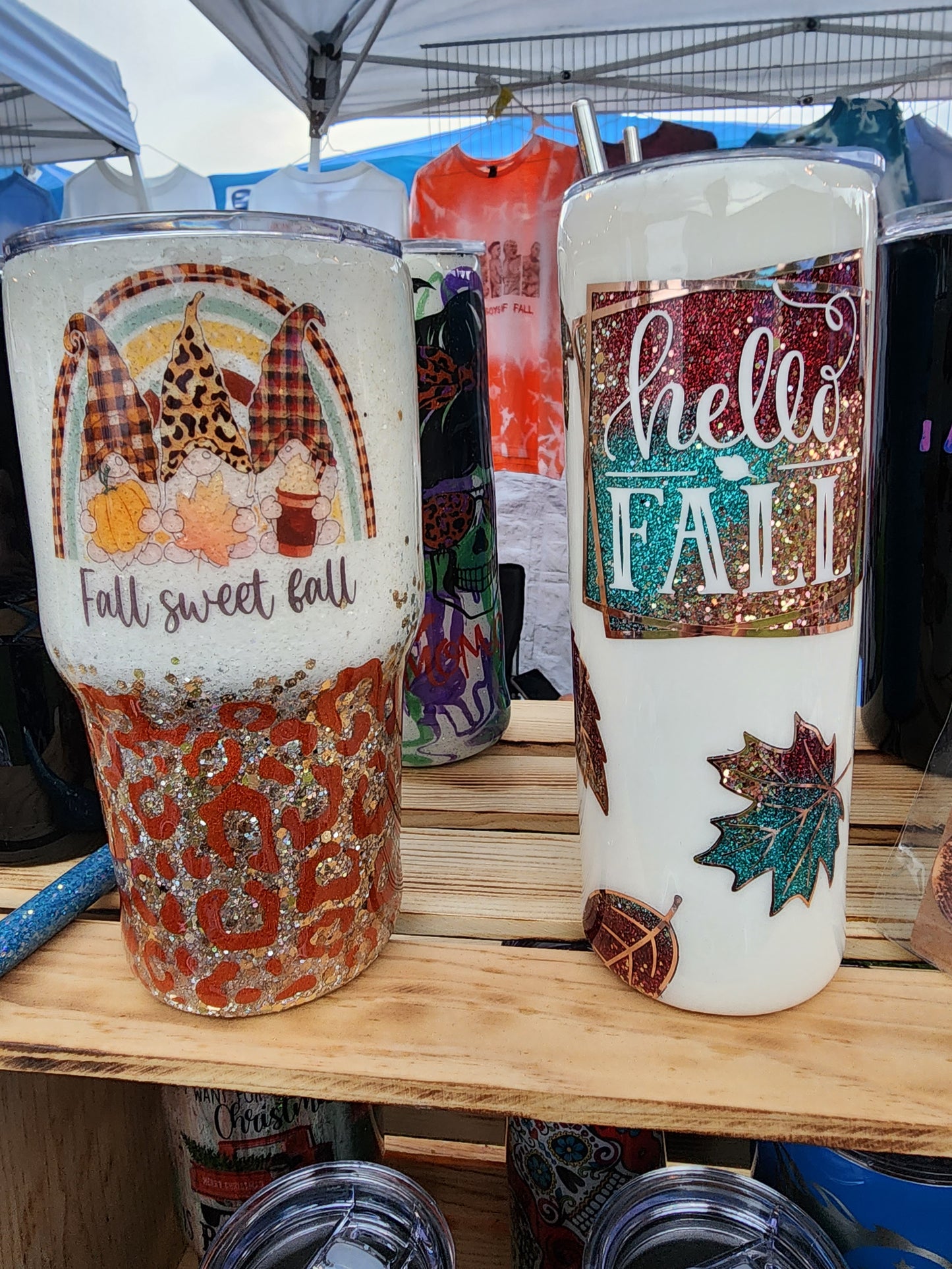 Fall Sweet Fall Gnome Stainless Steel Tumbler