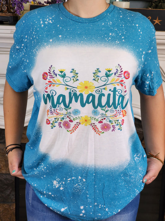 mamacita floral sublimation shirt