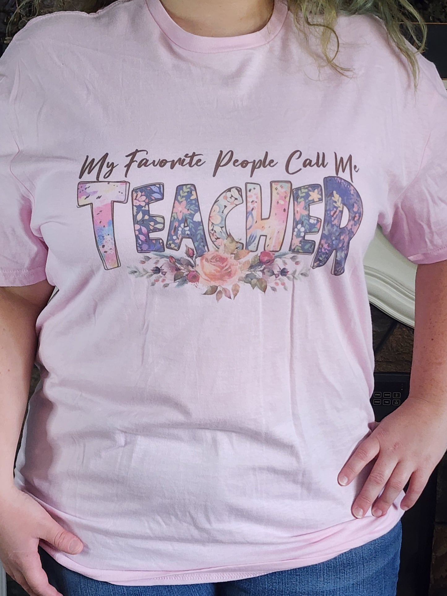 my favorite people call me teacher sublimation shirt