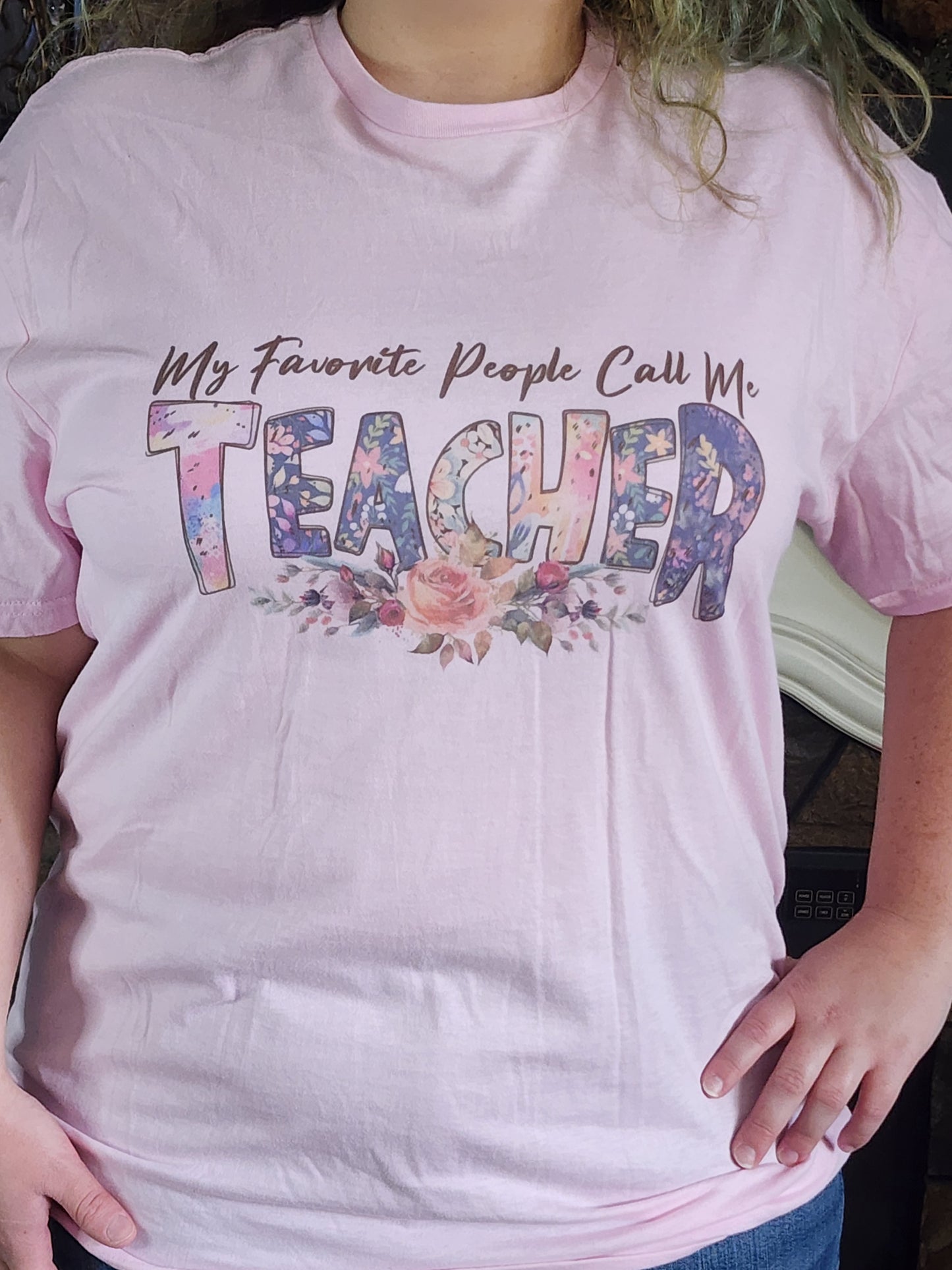 My Favorite People Call Me Teacher - Sublimation Shirt