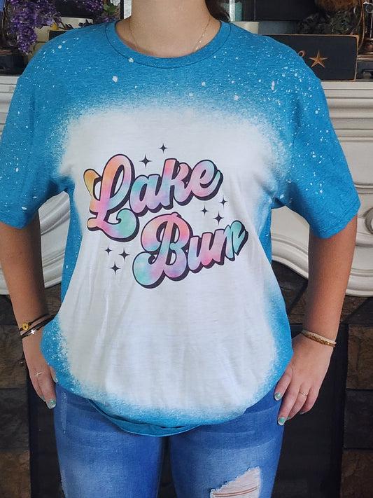 lake bum summer sublimation shirt