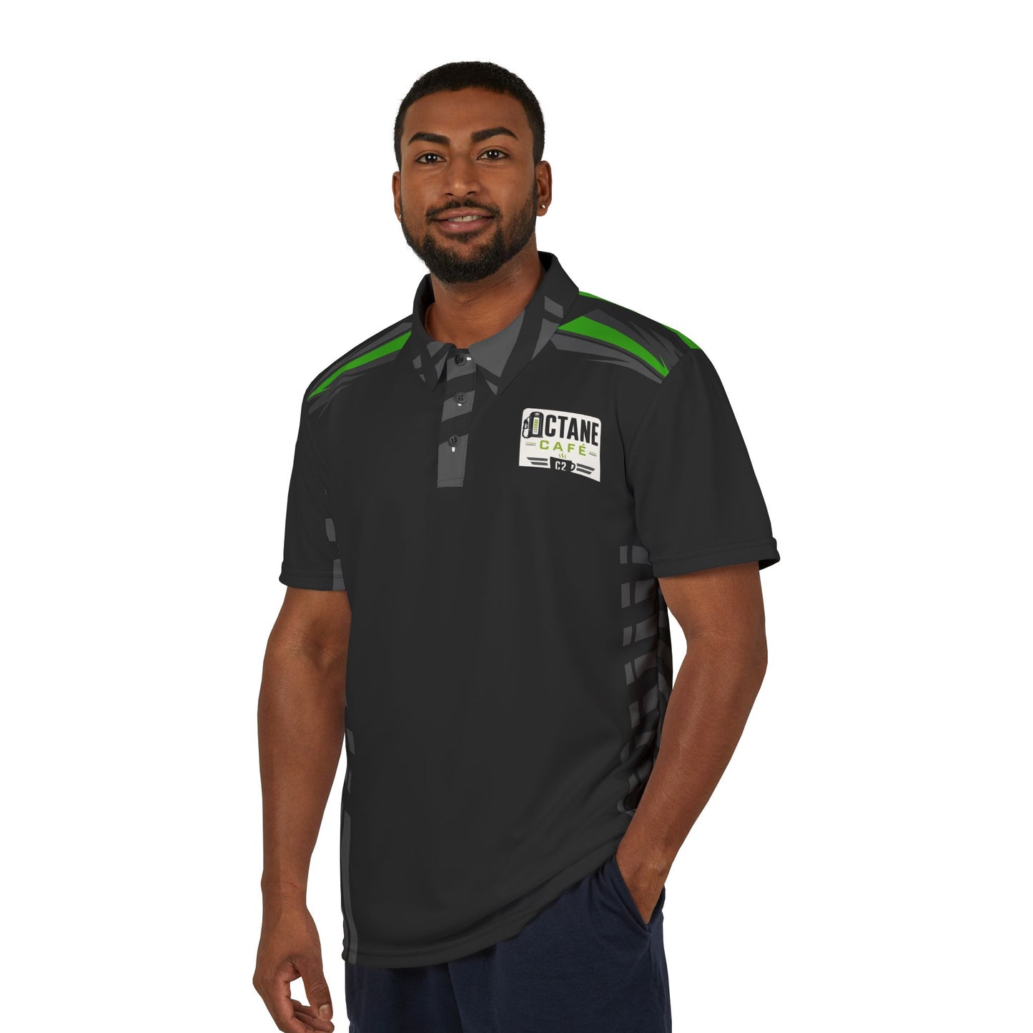 Racing Team Polo Shirt – 'Octane Garage' Performance Polo