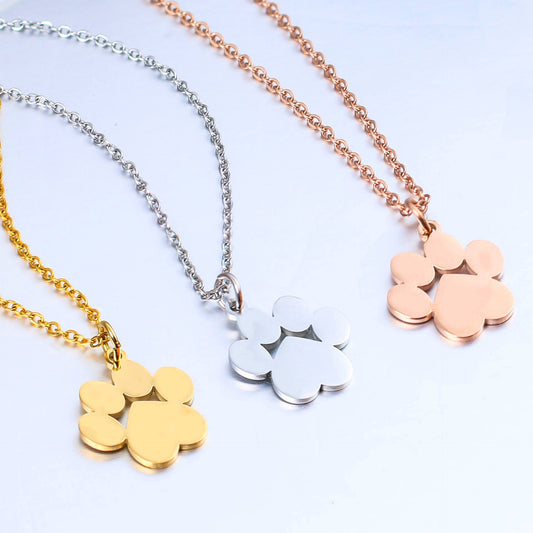 Paw Print Name Necklace, Paw Necklace, Dog Paw Necklace, Gift for Pet Moms, Pet Memorial Gift, Gift For Her, Mother's day gift