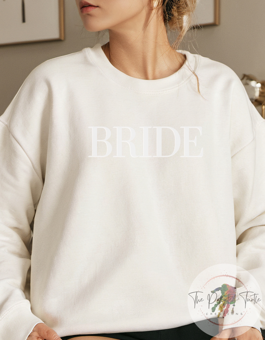 bachelorette gift,bridal gift,bridal shower gift,bride sweatshirt,bride to be sweater,custom bride gift,custom bride sweater,custom mrs shirt,engagement gift,future mrs sweater,gift idea for her,just married gift,new mrs gift