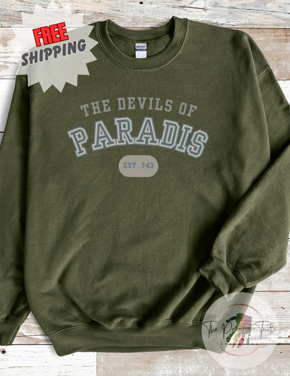 Anime Sweatshirt, Devils Of Paradis Sweatshirt, Attack Sweatshirt, Titan T-Shirt, Anime Inspired Gift, ACOTAR, Titan Sweatshirt, Mikasa, Eren, Levi, Armin, Reiner, Scouts