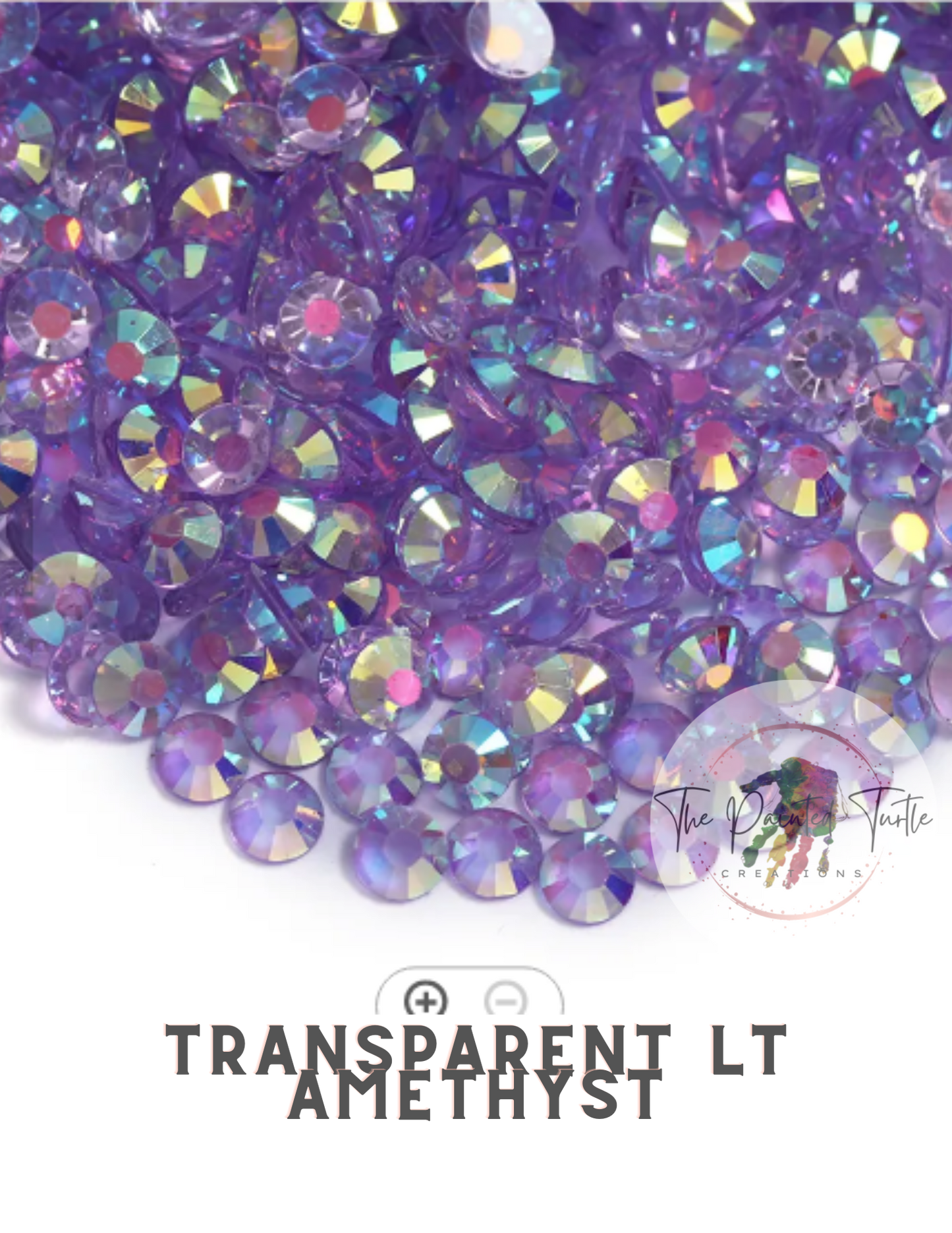 Light Pink AB Rhinestones - Non Hotfix - Transparent