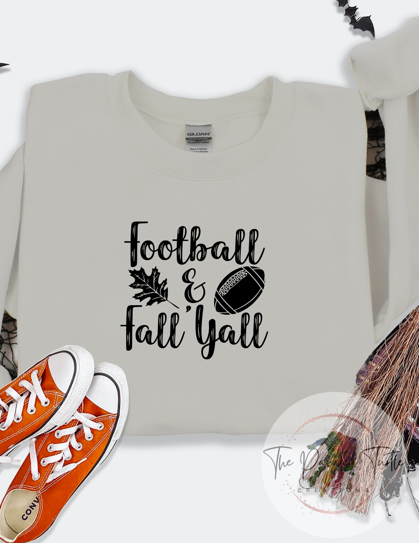 Football and Fall Yall - Comfy Sweatshirt - Game Day Shirt