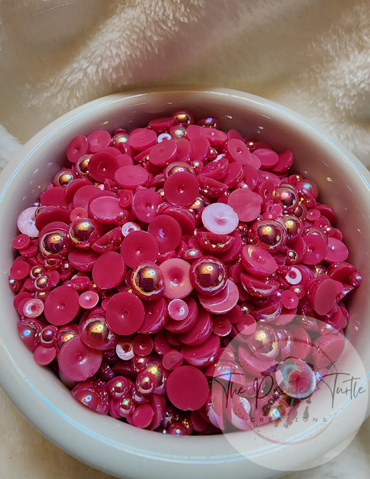 deep rose ab halfback pearls mix