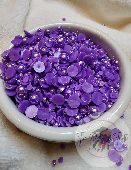 violet ab halfback pearls mix non hotfix halfback crafting rhinestones