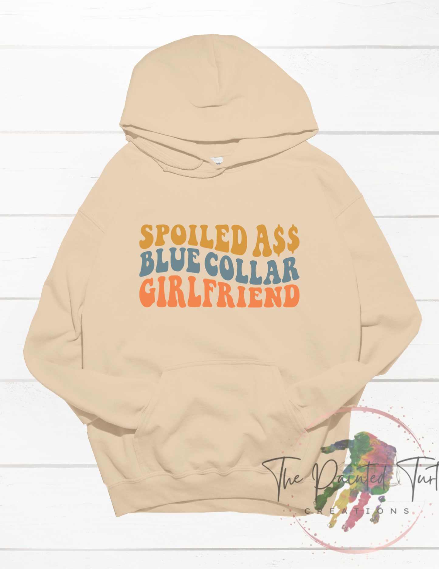 Spoiled Ass Blue Collar Girlfriend - Girlfriend Gift - Sweatshirt - Sublimation Hoodie